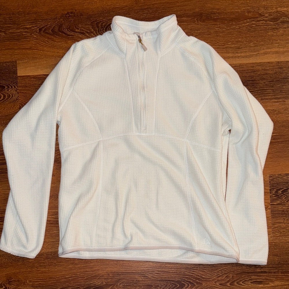 Nike White Quarter-Zip Pullover